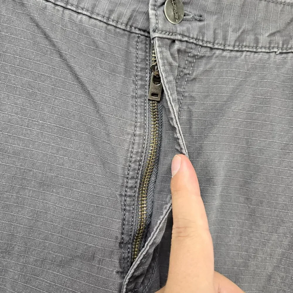 Carhartt Force Tappen Cargo Shorts Mens 38 (Fits 36x10) Gray Relaxed Fit 101168